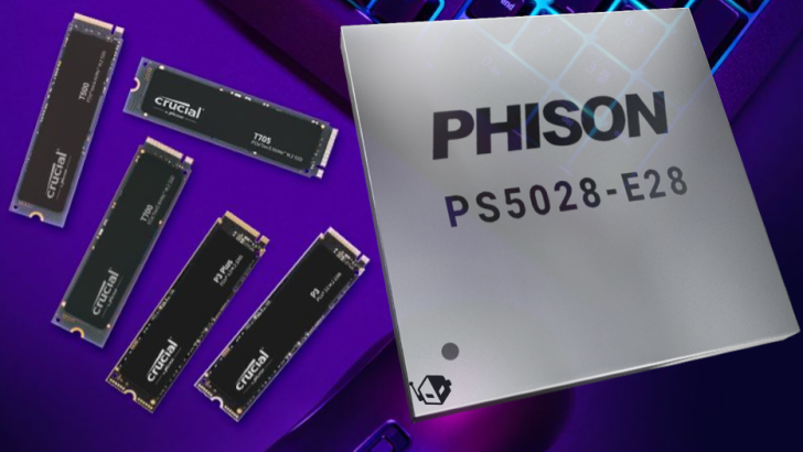 Phison представляет контроллер SSD E28 Gen5 со скоростью чтения и записи до 14,5 ГБ/с, а также контроллер Crucial P510 E31T Gen5 со скоростью до 11 ГБ/с