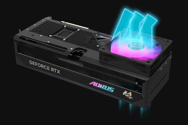 Gigabyte хочет, чтобы вы установили дополнительный вентилятор на свою видеокарту RTX 5090