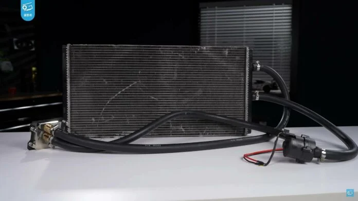 AMD Threadripper Pro 9995WX на пределе возможностей с использованием автомобильного радиатора BMW M4