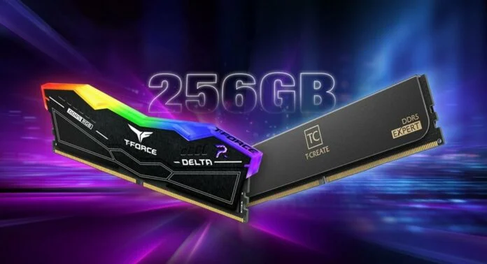 Комплекты памяти DDR5 от TeamGroup объемом 256 ГБ обеспечивают высокую производительность для требовательных пользователей