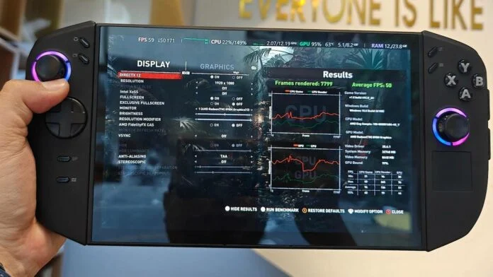 Портативная консоль Lenovo Legion Go 2 демонстрирует отличную производительность