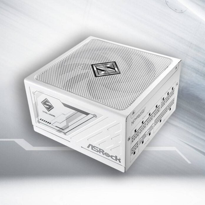 ASRock выпускает полностью белый блок питания ATX 3.1 с двумя кабелями 12 В-2×6 и мощностью 1200 Вт