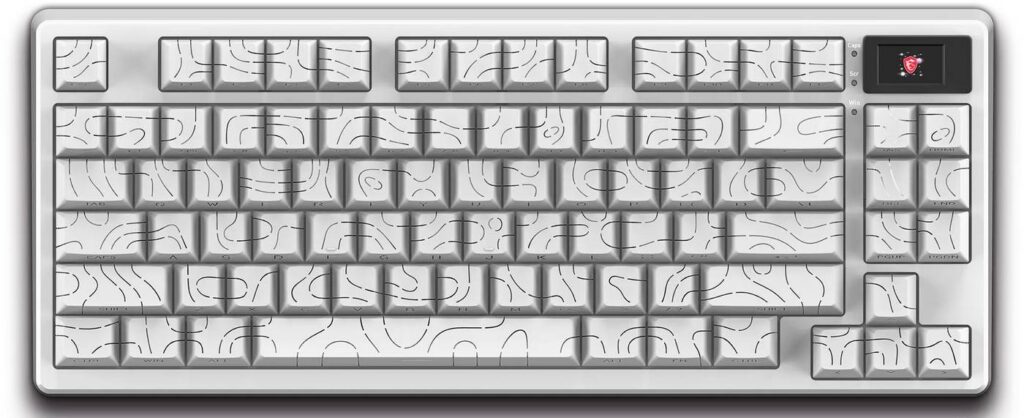 Беспроводная клавиатура MSI Force GK600 TKL Topo White.