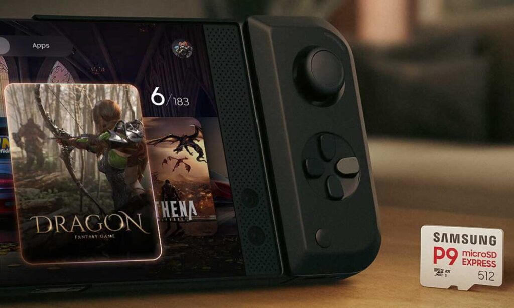 Samsung Express P9, еще один уровень для карт microSD