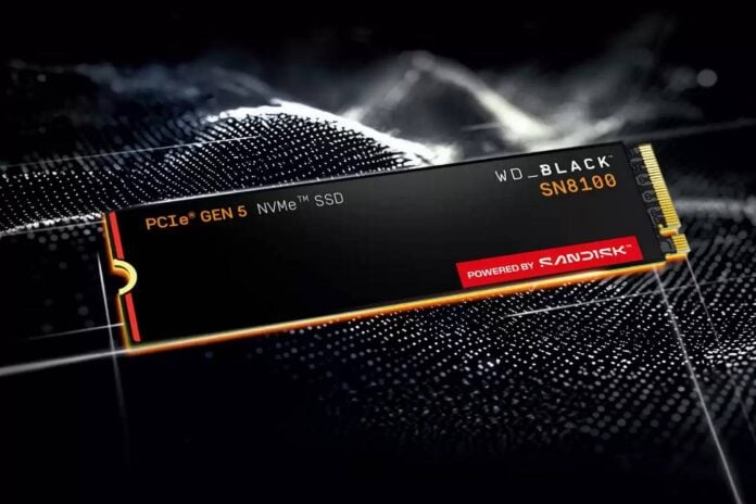 SanDisk выпускает версию невероятно быстрого твердотельного накопителя WD_Black SN8100 Gen 5 емкостью 8 ТБ