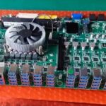 Эта материнская плата имеет 36 портов USB, которых хватит на всю семью