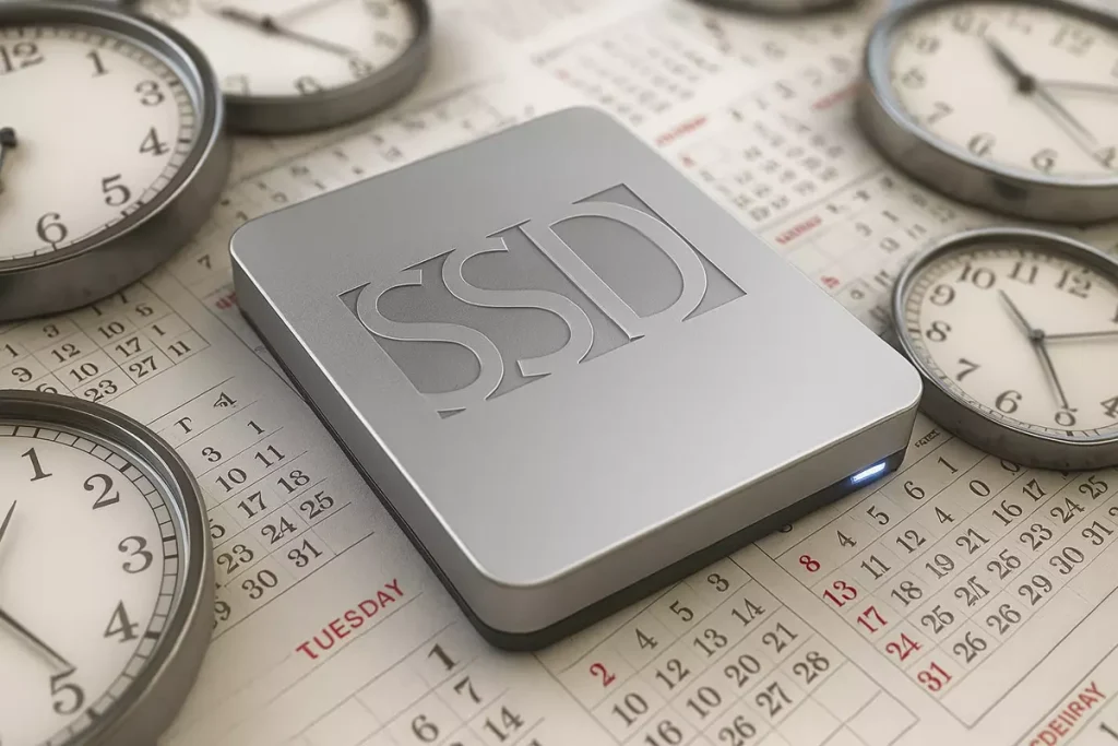 Твердотельные накопители, которые хранятся в неиспользуемом ящике, постепенно теряют ваши данные