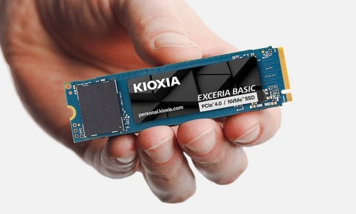 Твердотельный накопитель Kioxia Exceria Basic SF10 использует PCIe 4.0 и QLC NAND