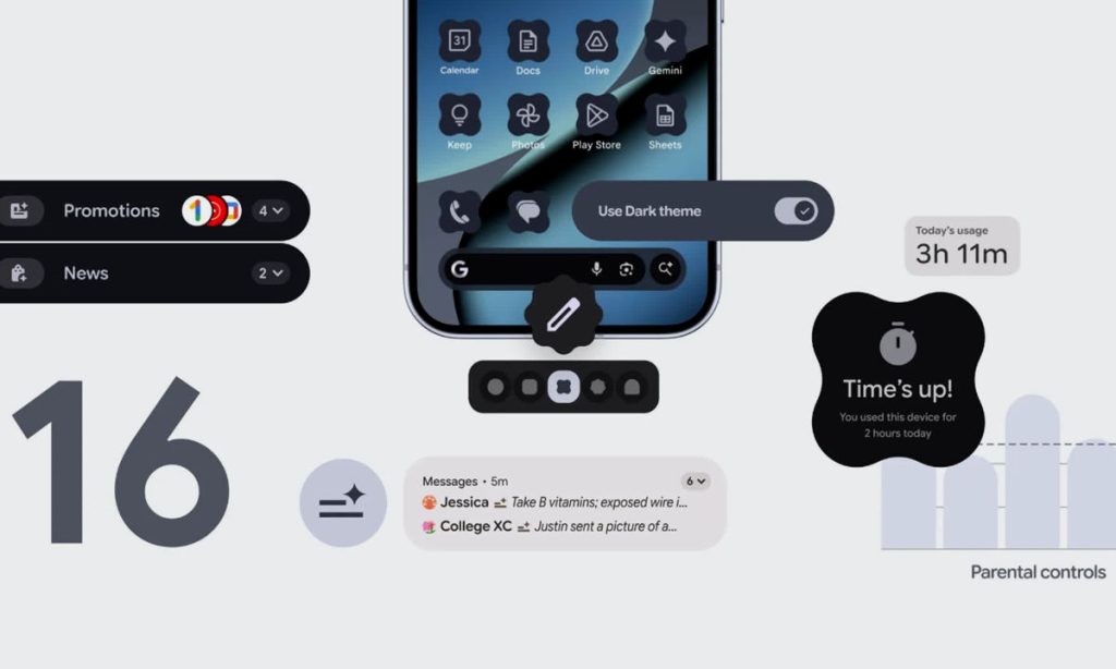 Google выпускает полугодовые обновления для Android 16 QPR2