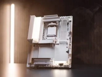 Новая стильная материнская плата Gigabyte сочетает в себе элементы дерева и кожи и выглядит просто потрясающе