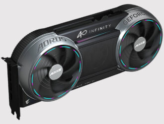 Компания GIGABYTE представила видеокарту AORUS GeForce RTX 5090 INFINITY