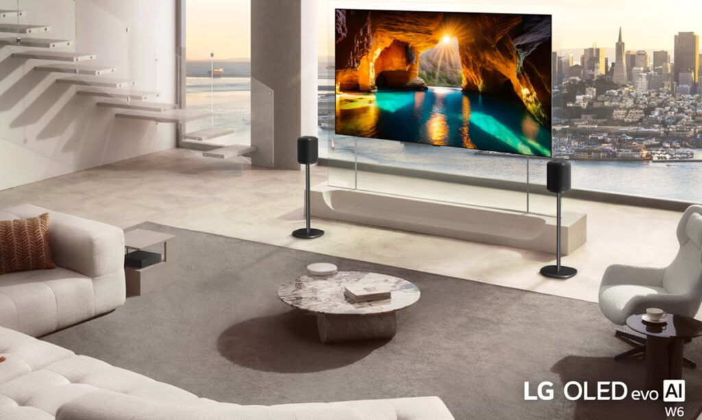 LG OLED evo G6 выделяется среди телевизоров на выставке CES 2026