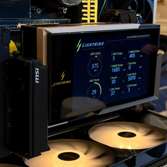 MSI GeForce RTX 5090 Lightning Z — первая в мире видеокарта мощностью 1000 Вт, и выглядит она так же потрясающе, как и звучит