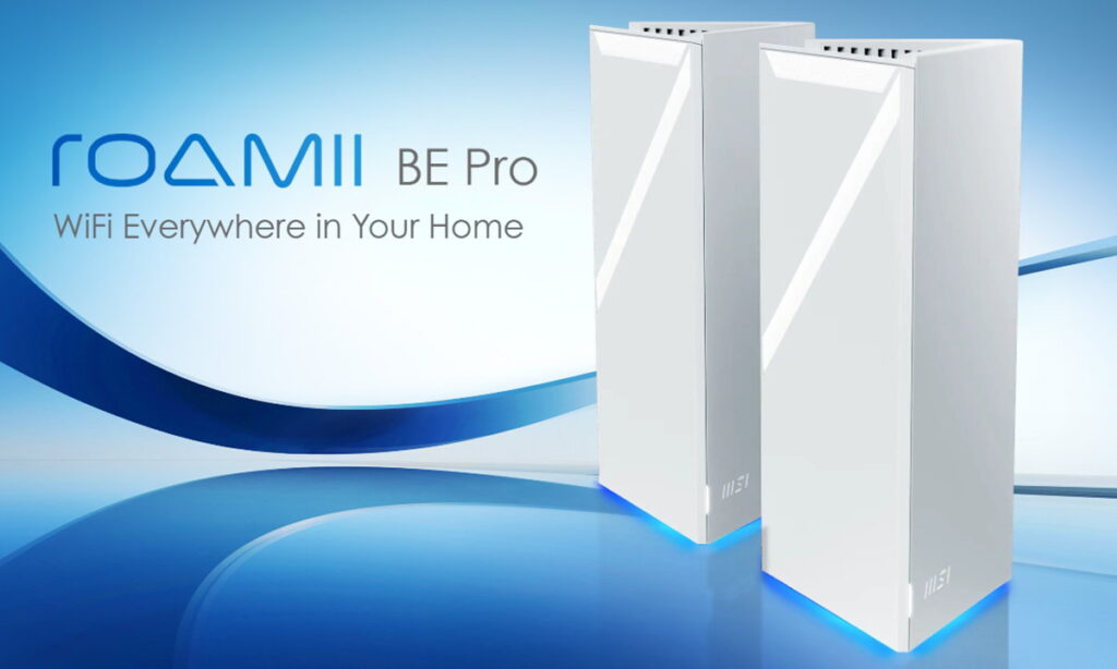 MSI представляет Roamii BE Pro Mesh, ячеистую систему Wi-Fi 7 для дома