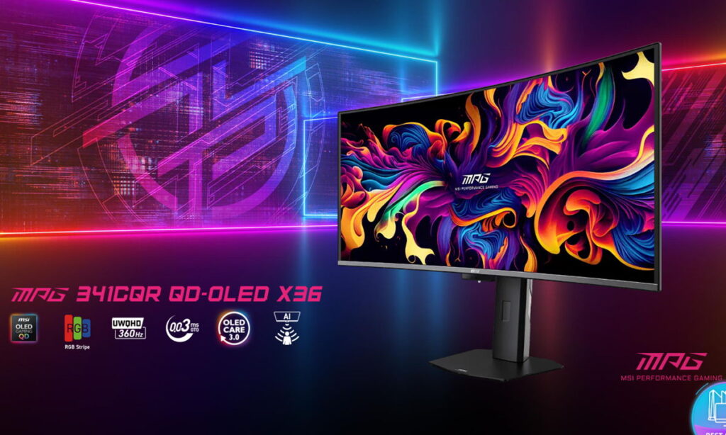 MSI представляет свои новые игровые мониторы с OLED-панелями RGB