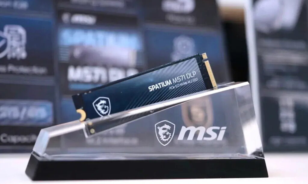 MSI представляет твердотельный накопитель (SSD) SPATIUM M571 DLP