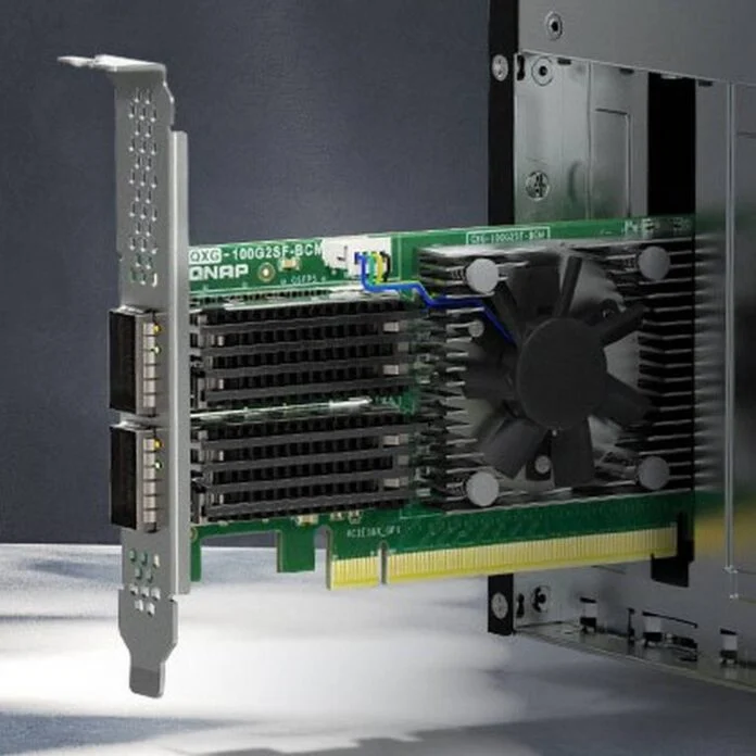 QNAP представляет сверхбыструю двухпортовую сетевую карту QXG-100G2SF-BCM 100GbE