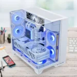 Компания Lian Li представила корпус Micro-ATX O11 Vision-M с трехсторонним стеклом и дополнительным ЖК-дисплеем