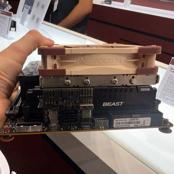 Noctua представляет низкопрофильный процессорный кулер нового поколения высотой всего 70 мм